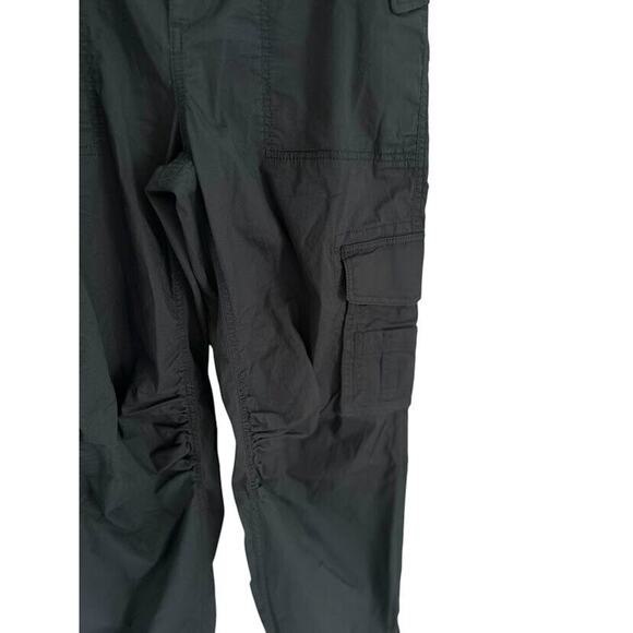 Abercrombie & Fitch Women High Rise Baggy Cargo Pants Medium Short Skater Hippie - Picture 3 of 11